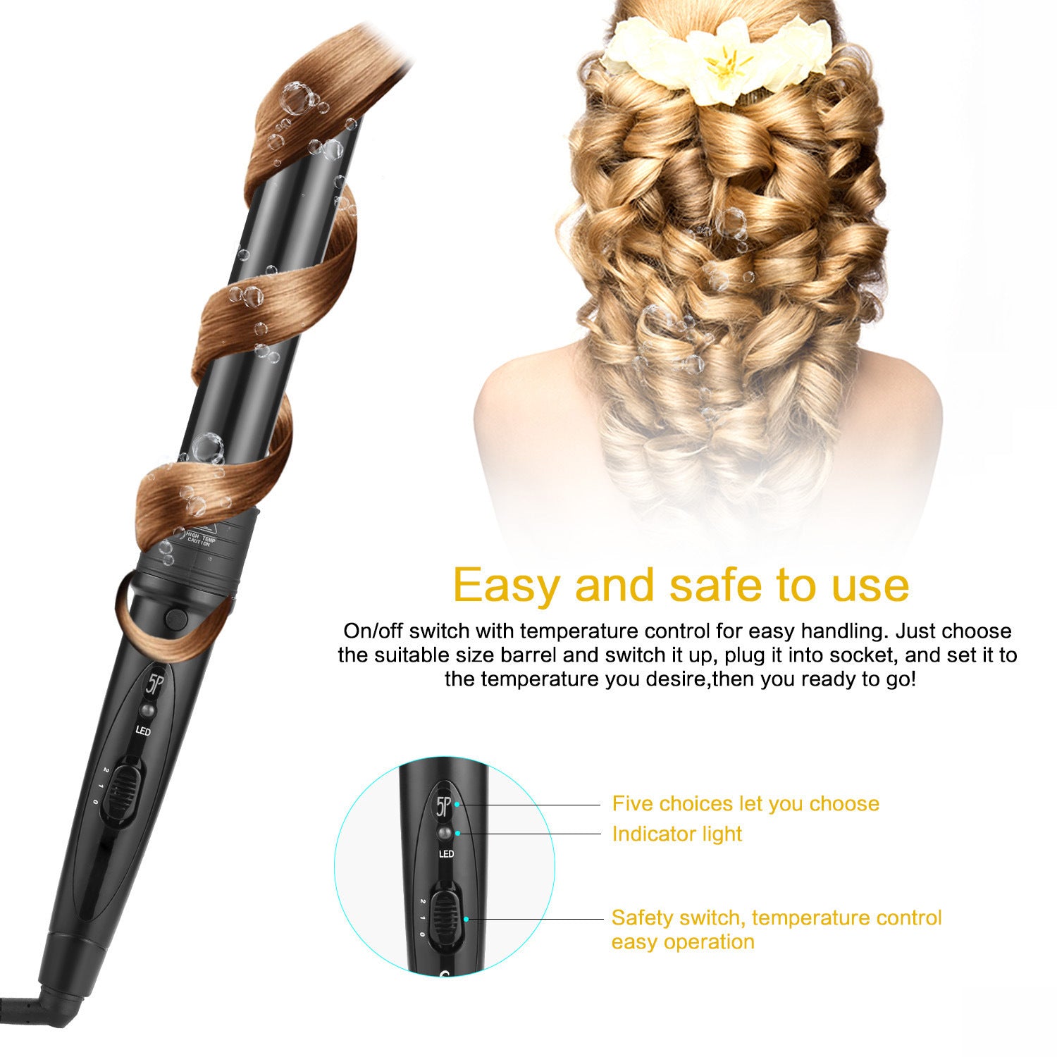 hair styling curler koalakits36