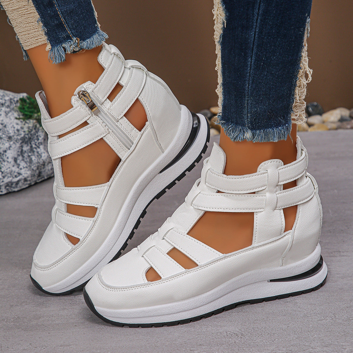 Women's Close-toed Hollow-out Sandals Summer Fashion | Koalakits36
