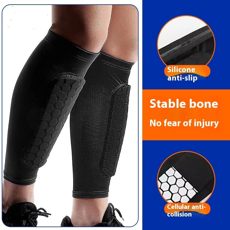 Honeycomb Shank Protection Foot Sock Men's Anti-collision Non-slip | Koalakits36