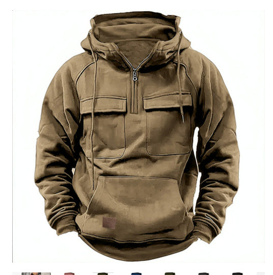 Men's Zip-up Hoodies Sweatshirt With Drawstring And Pocket Design  Casual Sweatshirt | Koalakits36