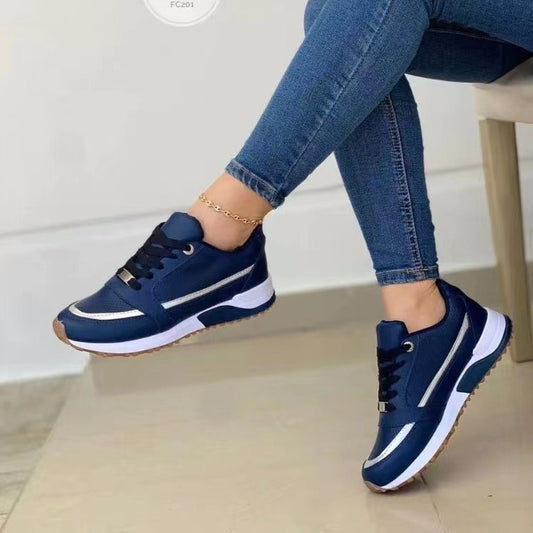 Casual Lace-Up Flat Shoes - Women Sneakers | Koalakits36