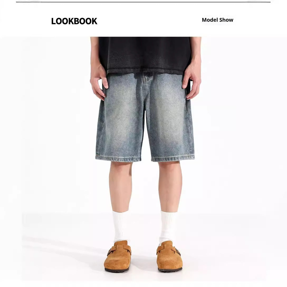 Denim Sports Shorts - Loose Fit Overalls | Koalakits36