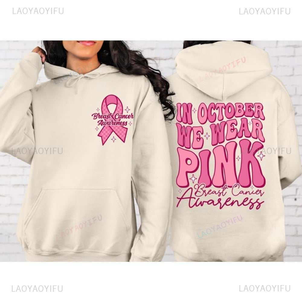 In October We Wear Breast Cancer Awareness Sweatshirt Koalakits36