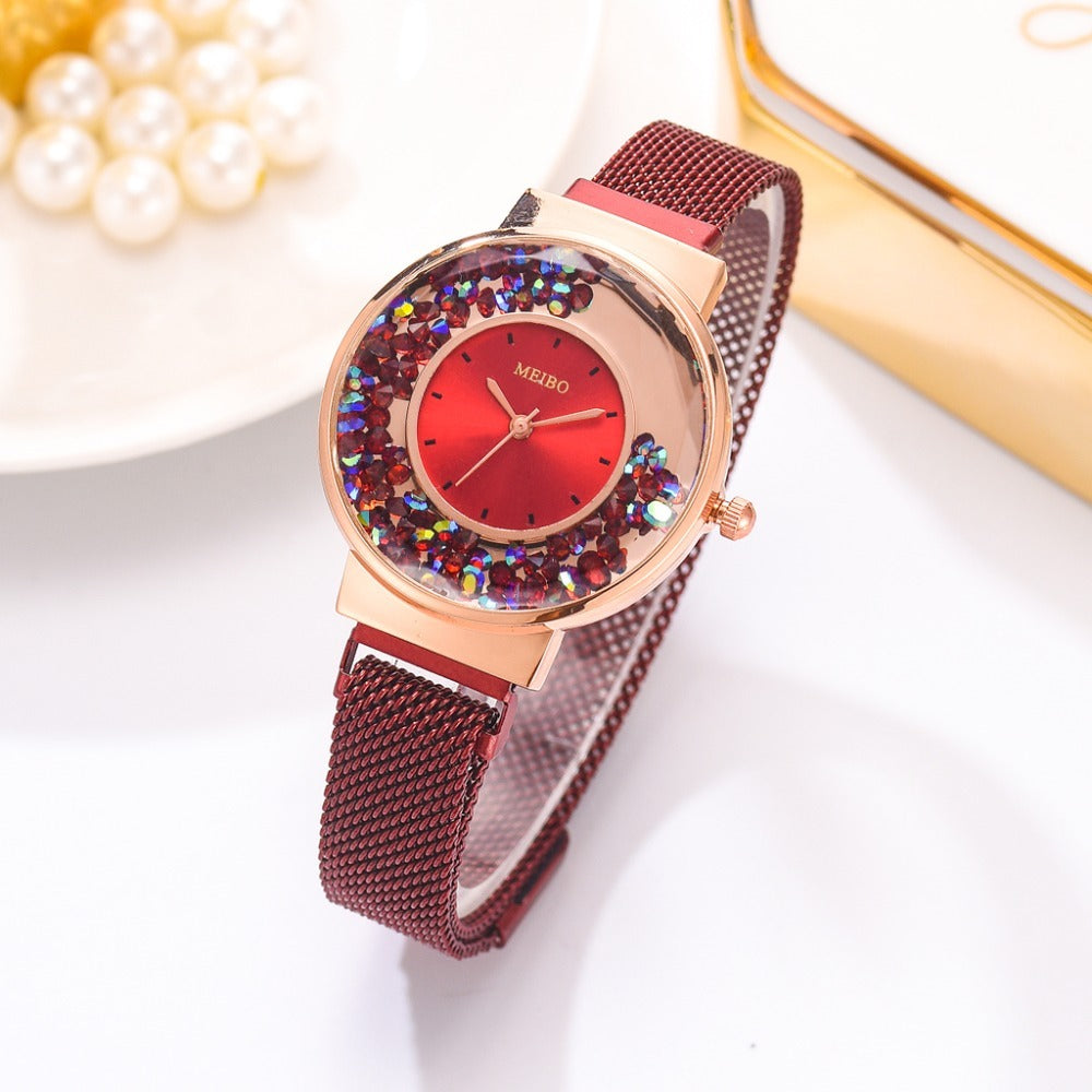 New Magnetic Women Watch with Alloy Strap | Koalakits36