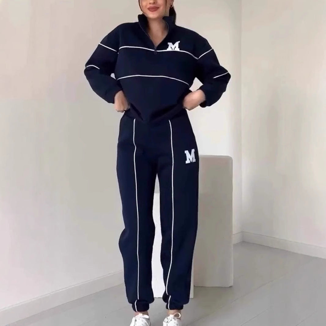 Womens 2 Piece Outfits Lounge Hoodless Pullover Sweatshirt Sweatsuit Sets Sweatshirt Baggy Fashion Sweatpants