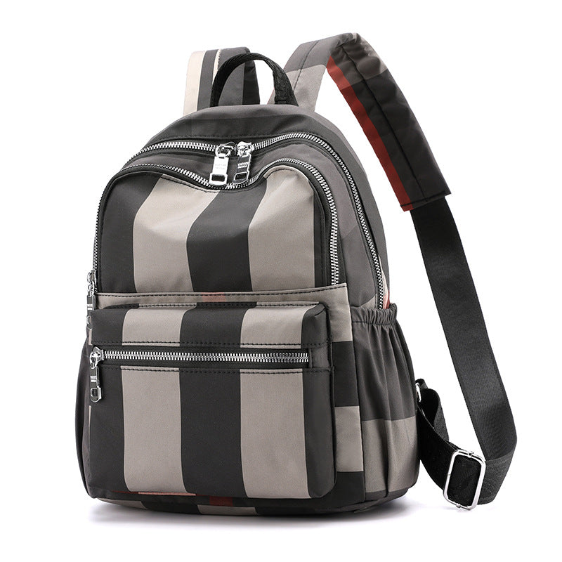 Lattice Lightweight Oxford Backpack – Stylish Small Travel Backpack for Everyday Use, School & Casual Outings