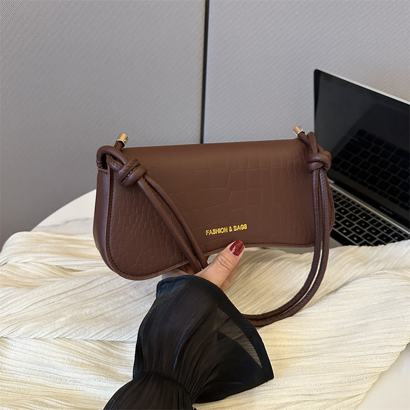 Underarm Bag Chic Solid Color Square Shoulder Purse Versatile Crossbody Tote | Koalakits36