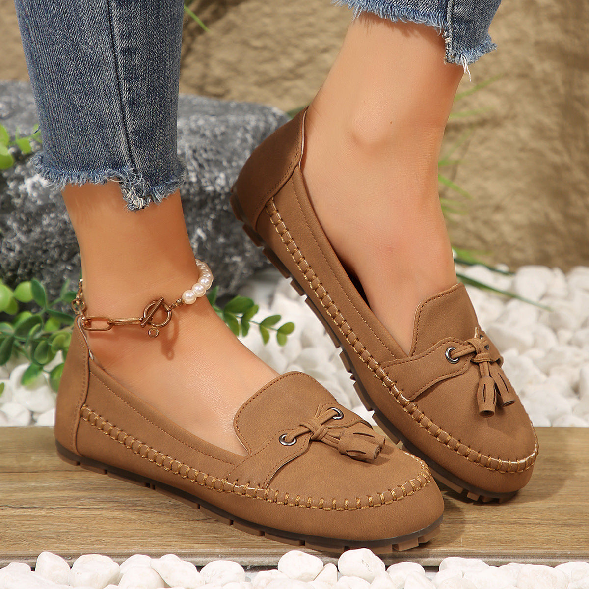 Women's Non-Slip Loafers - Comfortable Flats | Koalakits36