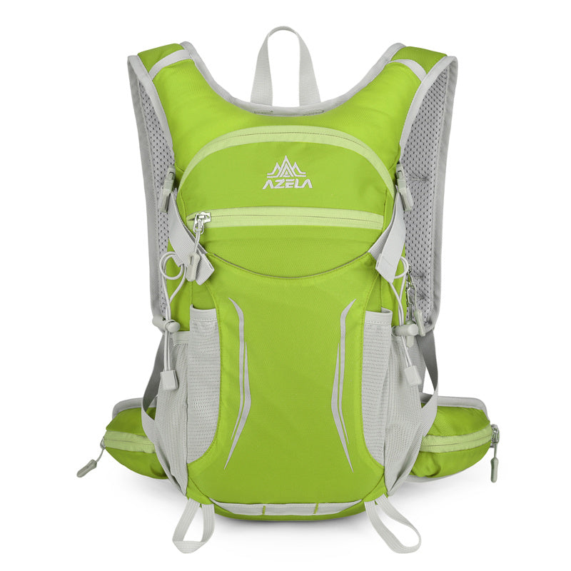 AZELA Lightweight Hydration Backpack, Breathable Mesh Outdoor Sports Backpack With Multiple Compartments