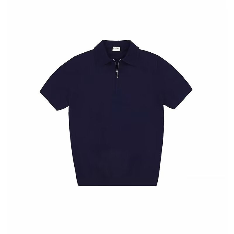 Zipper Polo Shirt for Men - Short Sleeve | Koalakits36