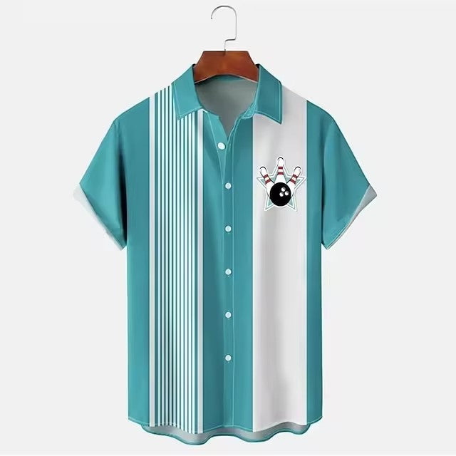 3D Bowling Shirt for Men -  Casual Wear | Koalakits36