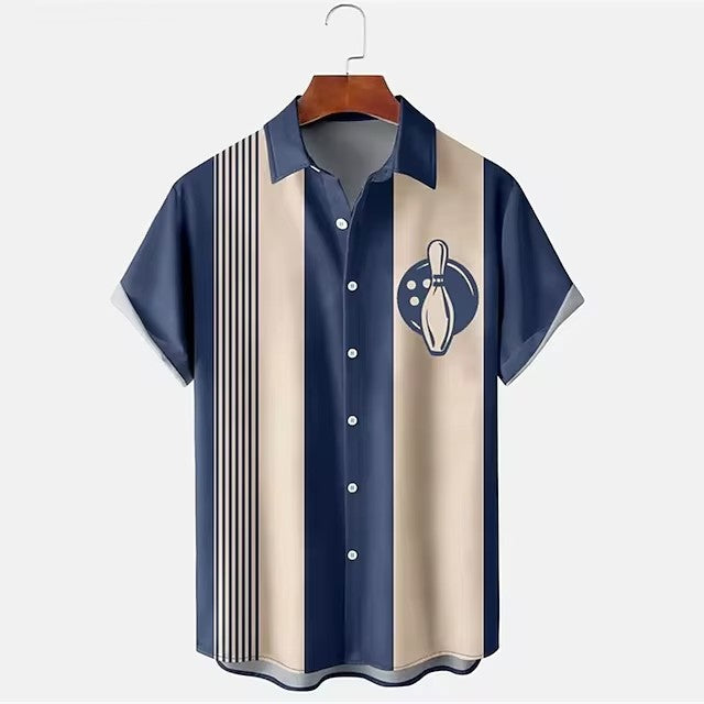 3D Bowling Shirt for Men -  Casual Wear | Koalakits36