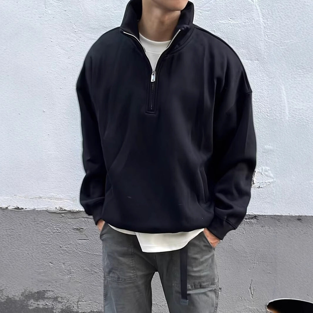 Half Zipped Sweater Men’s Loose Fit | Koalakits36