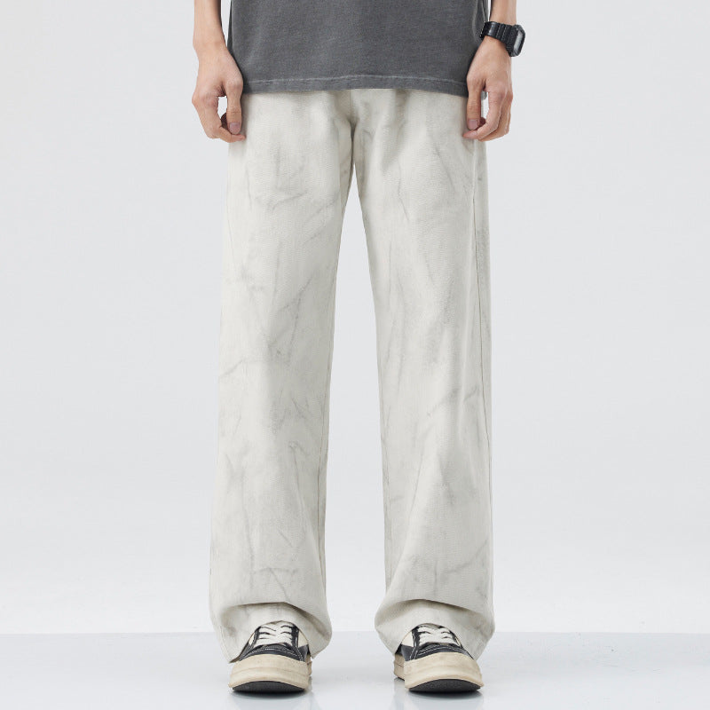 Vintage Cotton Pants - Men's Wide Leg Style | Koalakits36