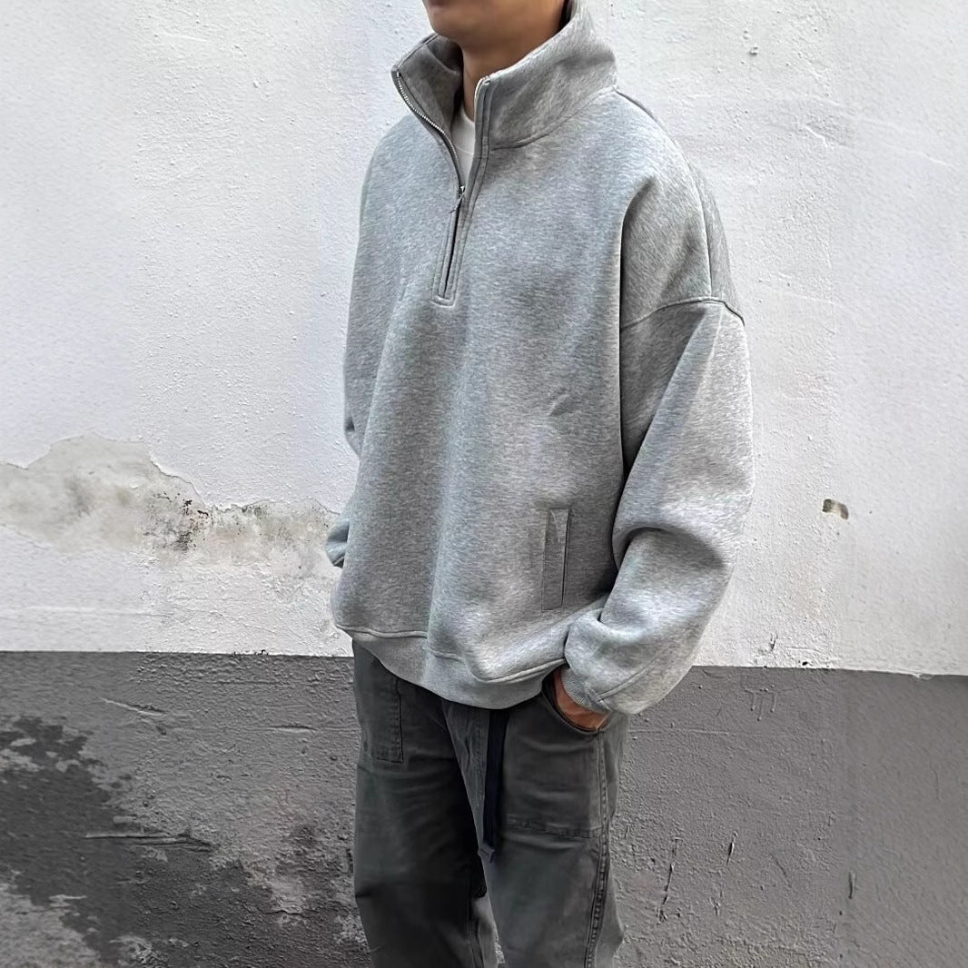 Half Zipped Sweater Men’s Loose Fit | Koalakits36