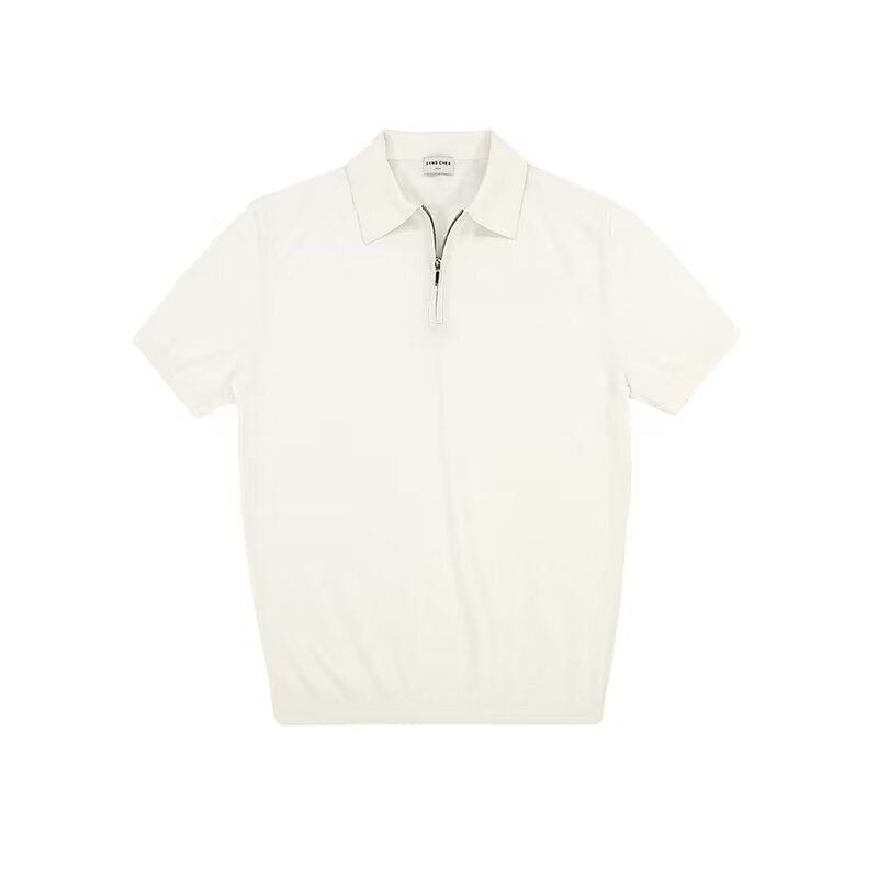 Zipper Polo Shirt for Men - Short Sleeve | Koalakits36
