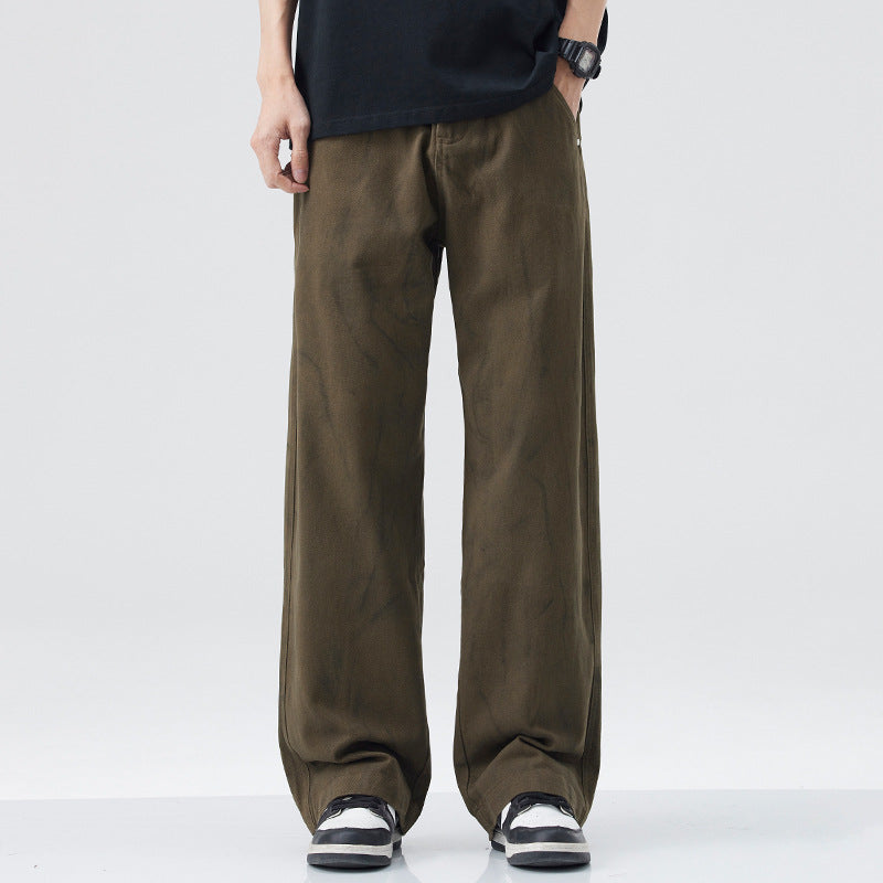 Vintage Cotton Pants - Men's Wide Leg Style | Koalakits36