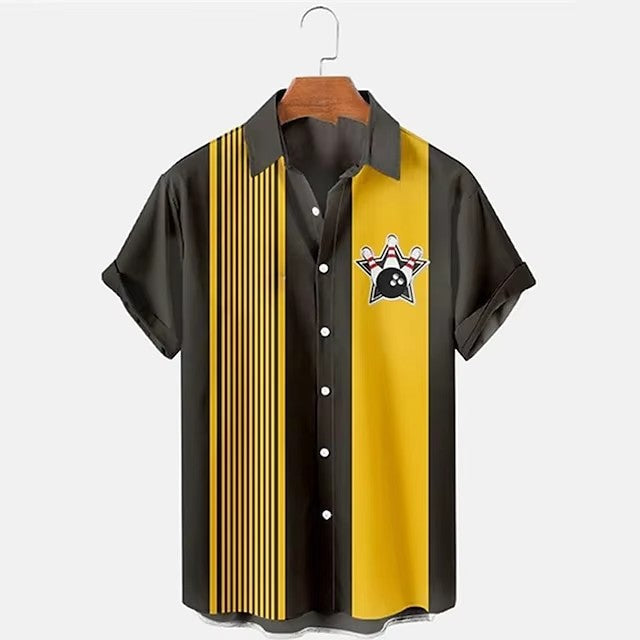 3D Bowling Shirt for Men -  Casual Wear | Koalakits36