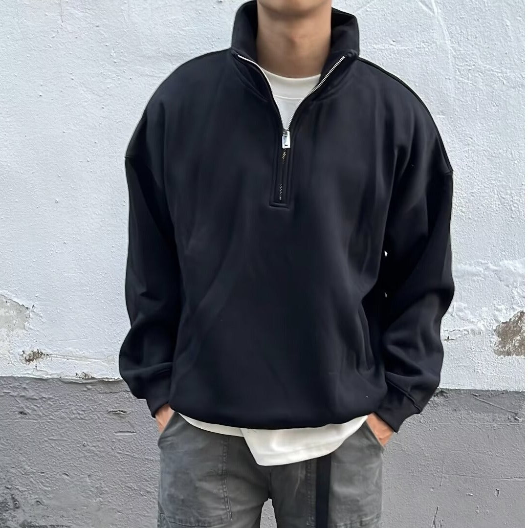 Half Zipped Sweater Men’s Loose Fit | Koalakits36