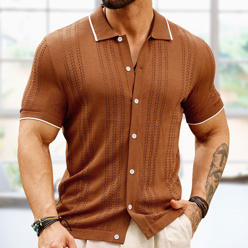 Short-Sleeved Polo Shirt