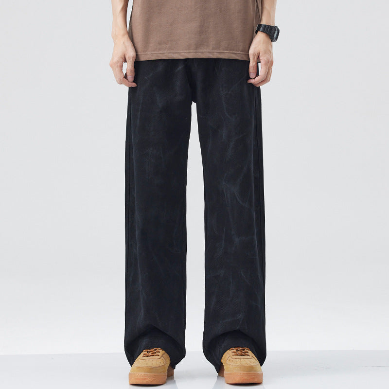 Vintage Cotton Pants - Men's Wide Leg Style | Koalakits36