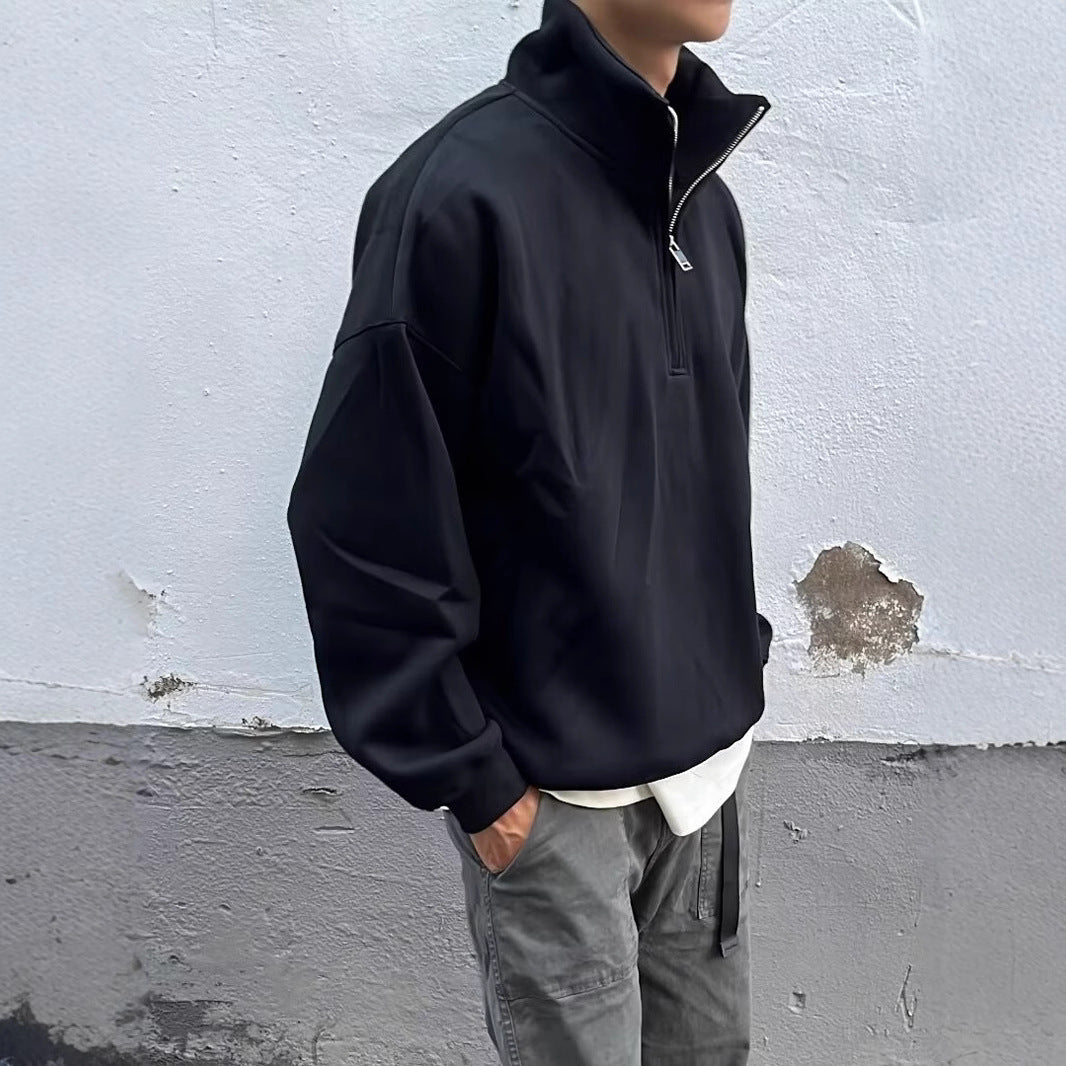 Half Zipped Sweater Men’s Loose Fit | Koalakits36