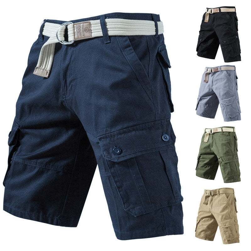 Summer Cargo Shorts With Pockets Fashion Solid Short Pants | Koalakits36