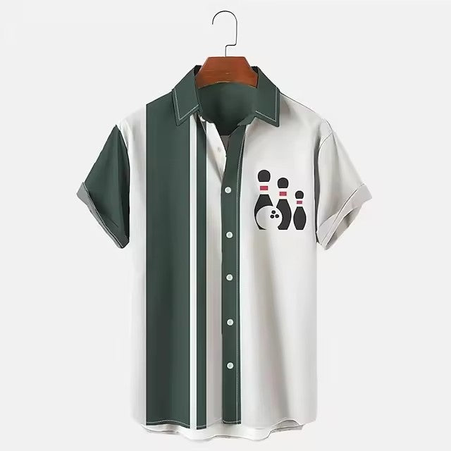 3D Bowling Shirt for Men -  Casual Wear | Koalakits36