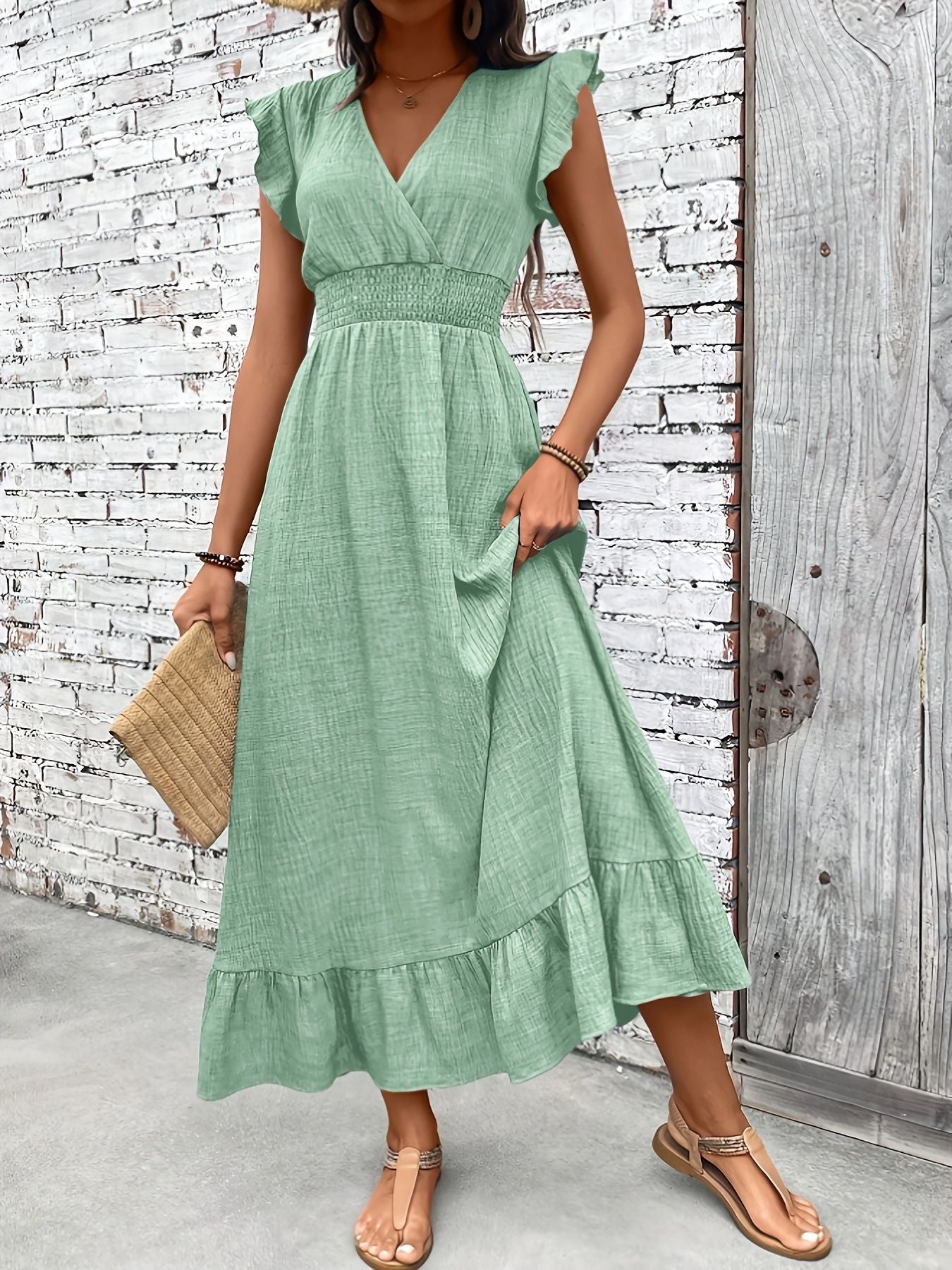 Womens Fashion Elegant Beach Long Dress