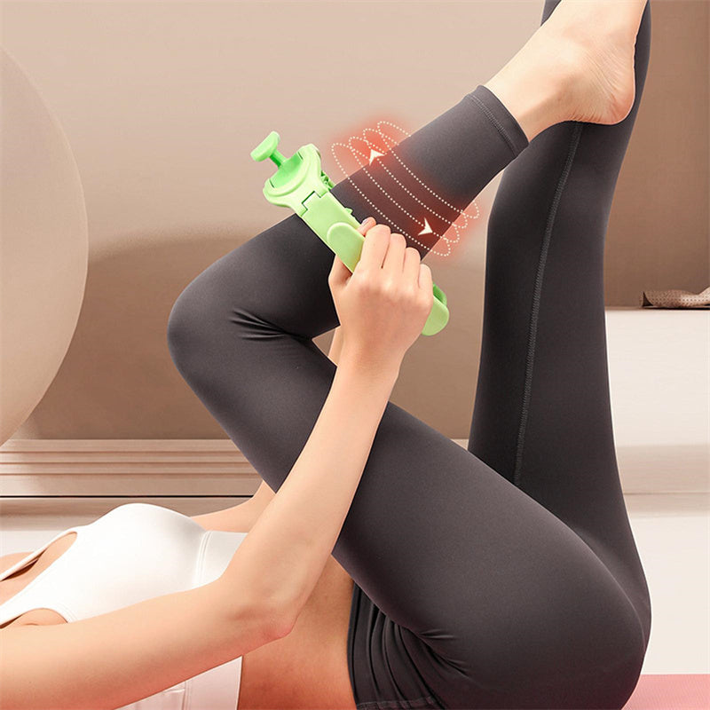 Multifunctional Manual Round Massager Roller Fitness Waist Buttocks Muscles Leg Gripper Stovepipe Thigh Removable Massage Gym Tool Beauty Health