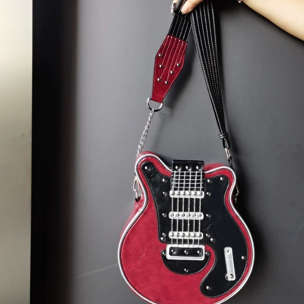 Guitar Shaped Shoulder Bag – Trendy, Functional Fashion for Music Lovers