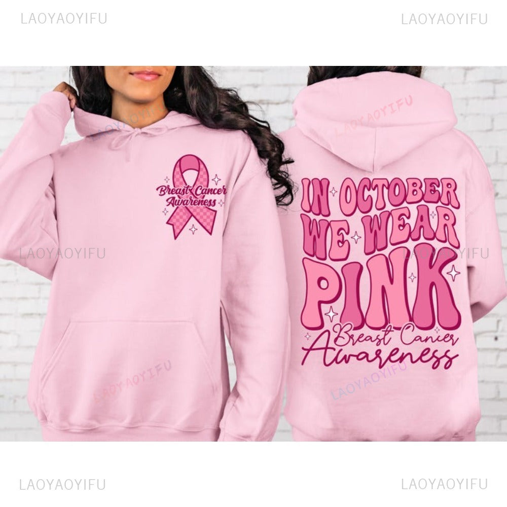 In October We Wear Breast Cancer Awareness Sweatshirt Koalakits36