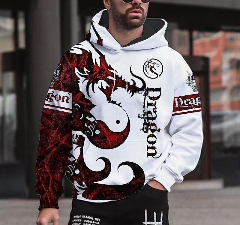 3D Printed Hoodie - Spring Hooded Sweater | Koalakits36