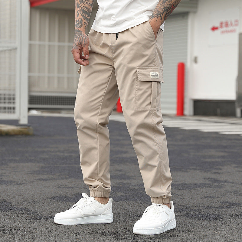 Men's Casual Overalls – Loose Cropped Pants | Koalakits36