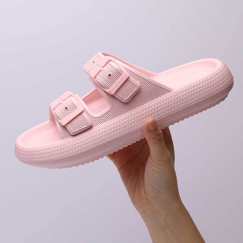 Platform Slippers Women's Summer Buckle Home Shoes Outdoor Wear | Koalakits36