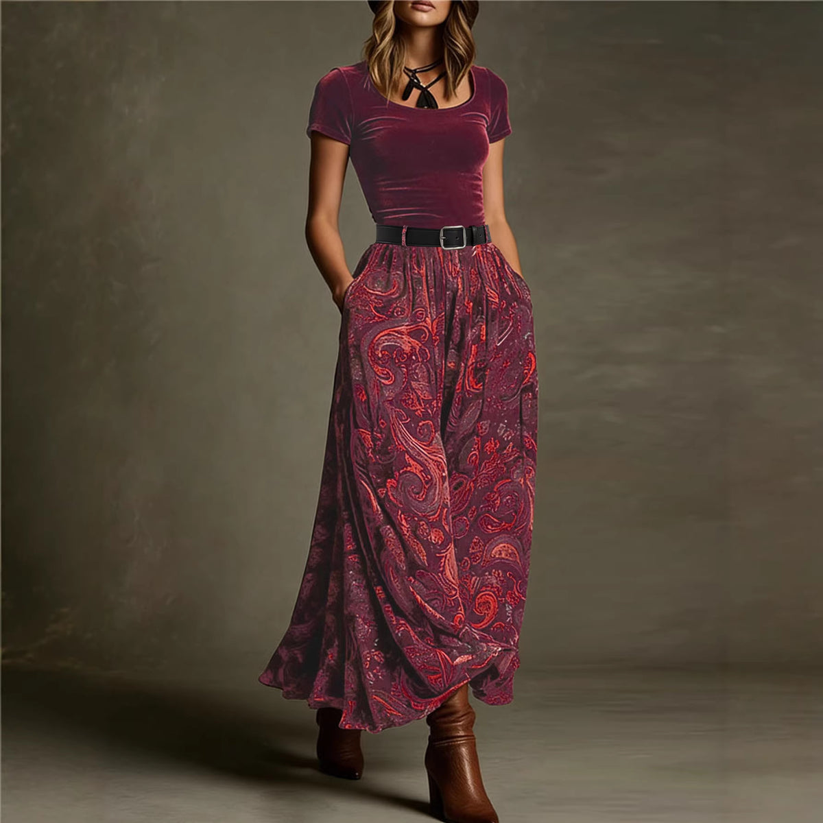 Retro Elegant Chic Womens Dress