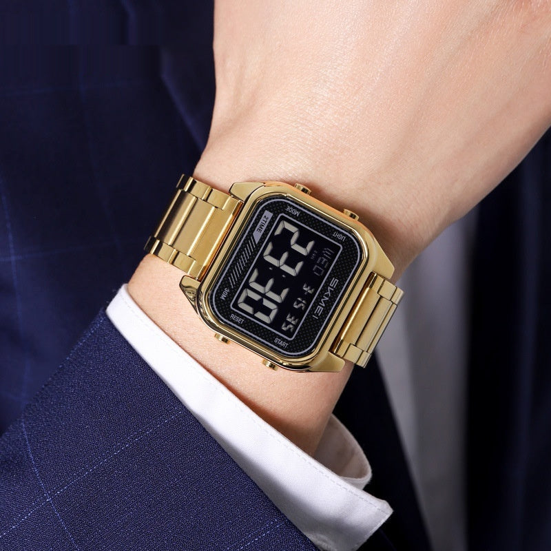 Luminous Men's Waterproof Sports Watch - Elevate Your Outdoor Experience
