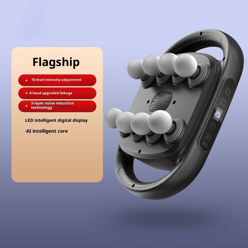 Muscle Relaxation Massager Multi-head Massage Gun Deep Tissue Body Fitness Muscle Electric Relax Massager Koalakits36