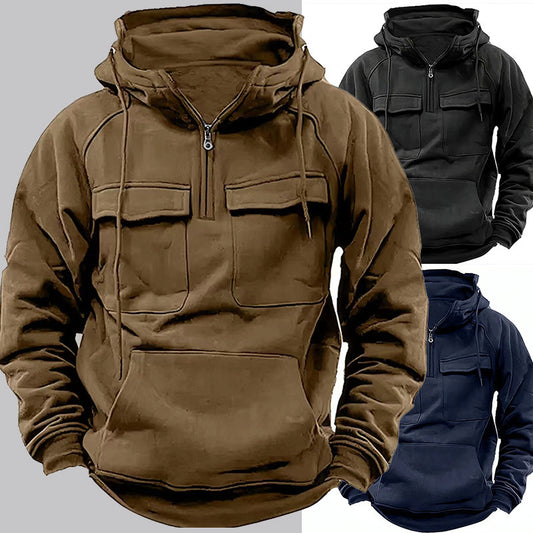 Men's Zip-up Hoodies Sweatshirt With Drawstring And Pocket Design  Casual Sweatshirt | Koalakits36