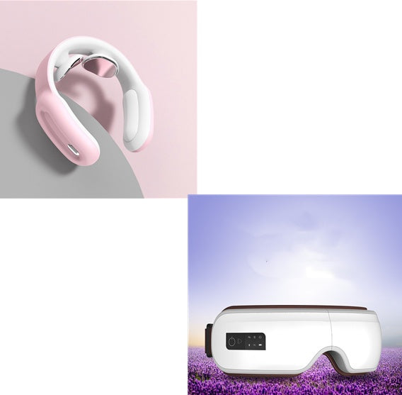 Cervical & Shoulder Massager with Intelligent Remote Control – Ergonomic Neck Massage Device for Home & Office Relaxation