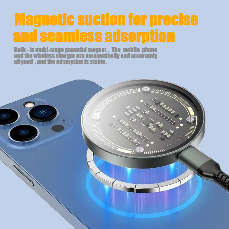 IPhone 17 Pro Pro Max Wireless Charger 15W Magnetic Wireless Fast Charging, Compatible With IPhone