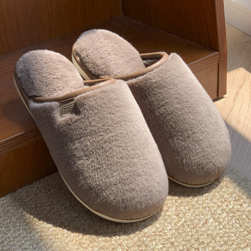 Winter Plush Non-slip Slippers: Cozy Comfort for Your Home