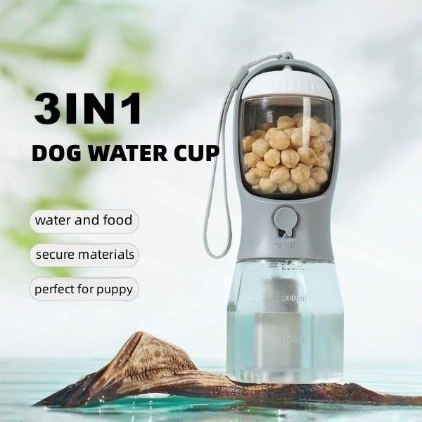 Dog Water Cup Drinking Food Three-in-one Portable Small Multi-functional | Koalakits36