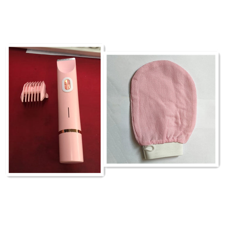 Hair Remover Women's Double Head Shaver Private Pubic Hair Trimmer Electric Razor Wet Dry | Koalakits36