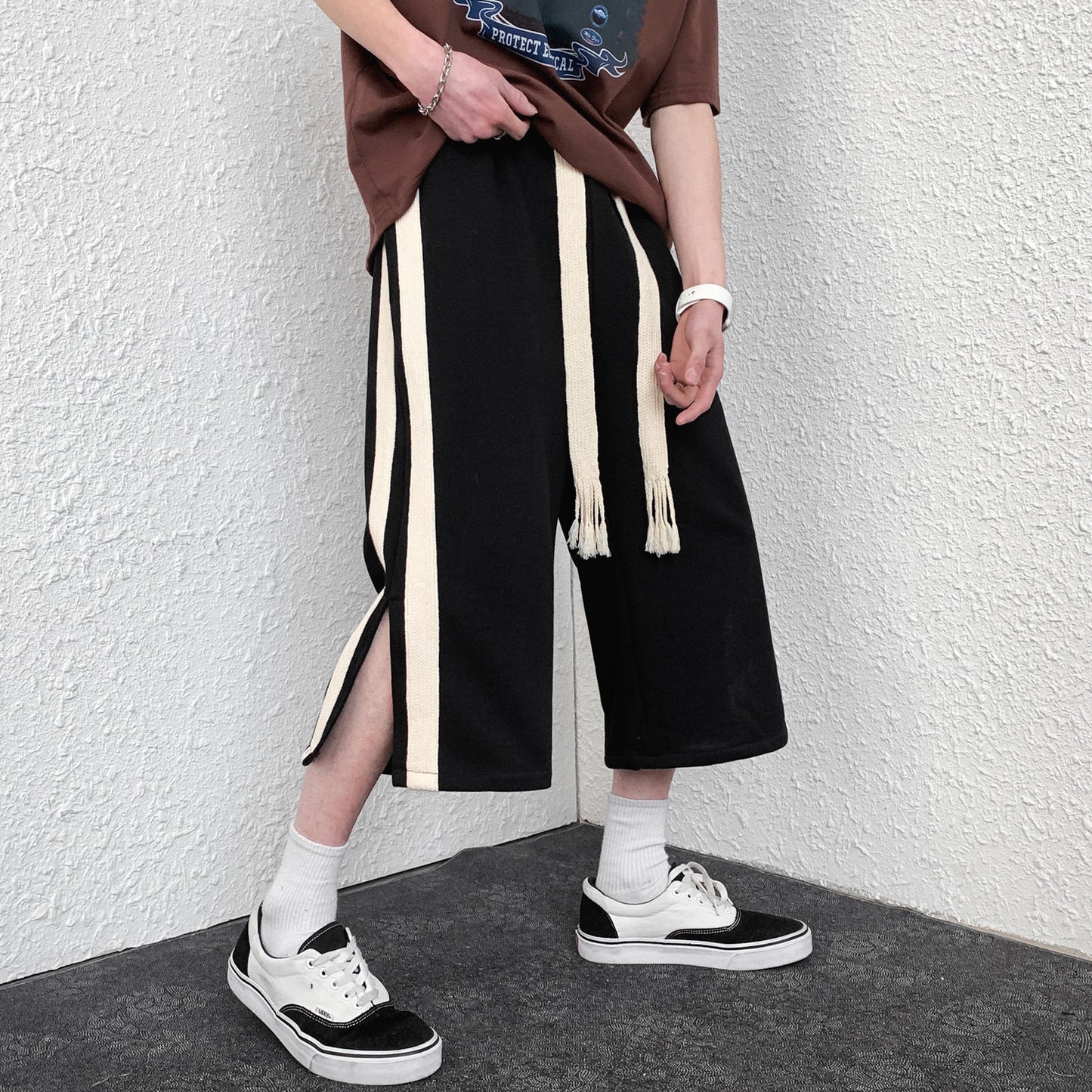 Mens Casual Capri Sweatpants