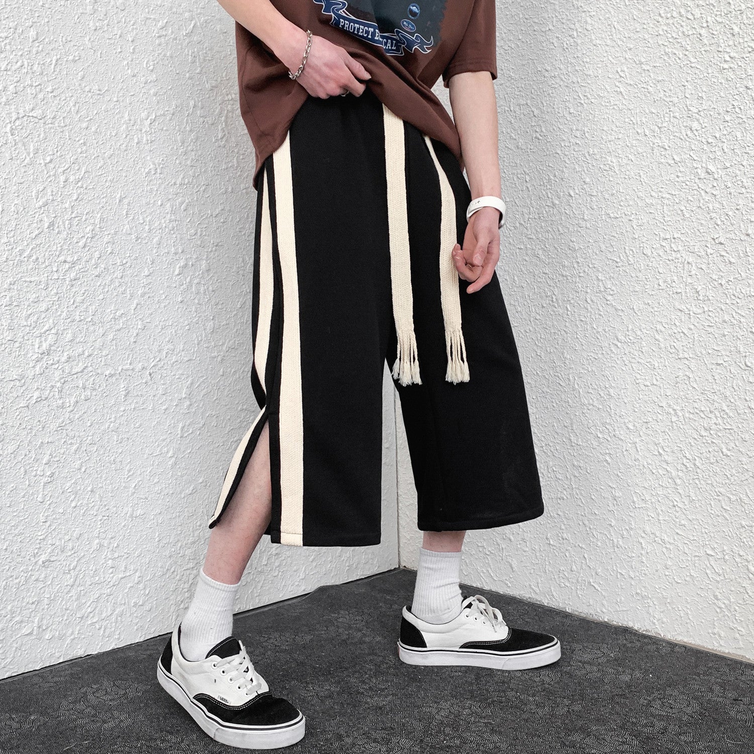 Mens Casual Capri Sweatpants
