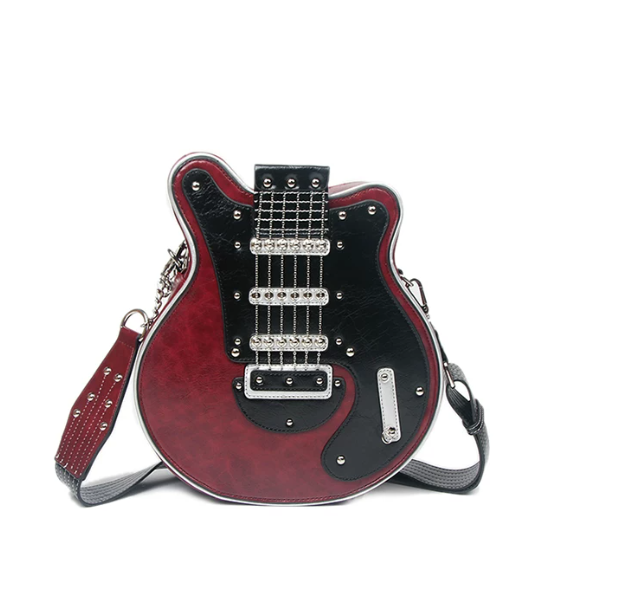 Guitar Shaped Shoulder Bag – Trendy, Functional Fashion for Music Lovers