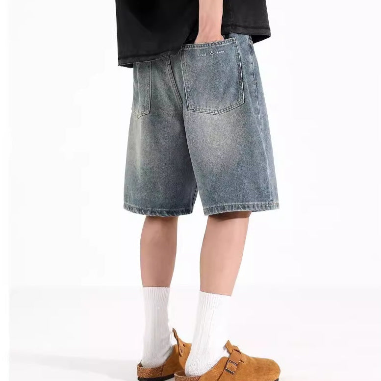 Denim Sports Shorts - Loose Fit Overalls | Koalakits36