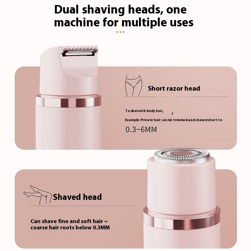 Dual-Head Electric Shaver Painless Women's Epilator Bikini Hair Removal Device Automatic Hair Trimmer | Koalakits36