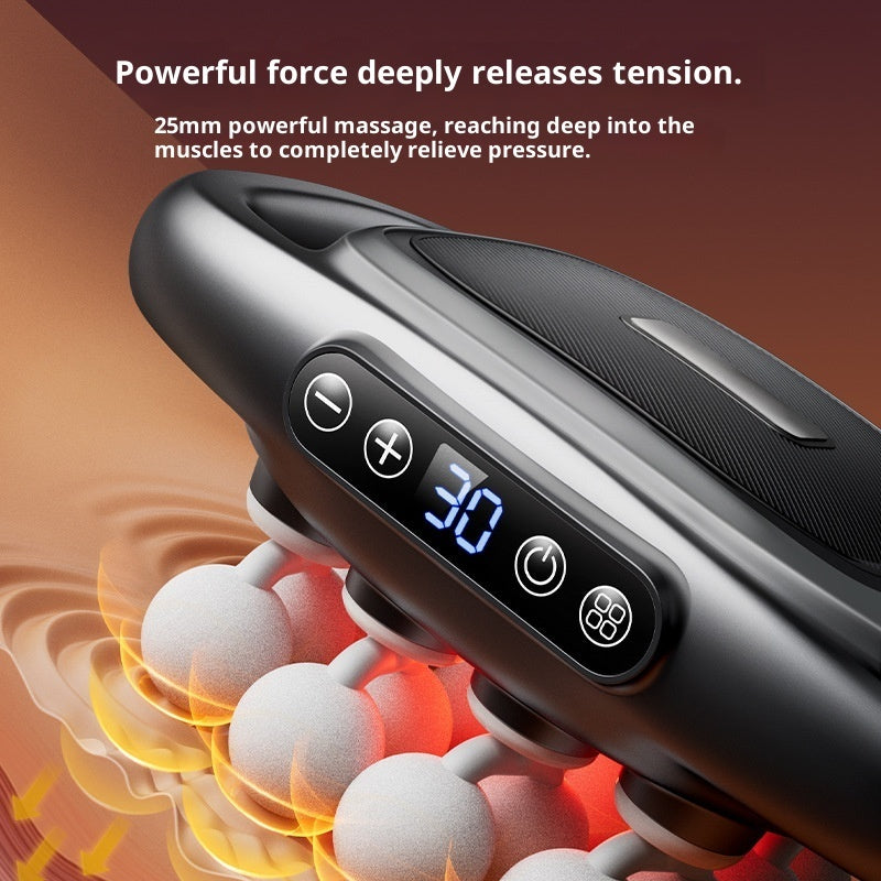 Muscle Relaxation Massager Multi-head Massage Gun Deep Tissue Body Fitness Muscle Electric Relax Massager Koalakits36